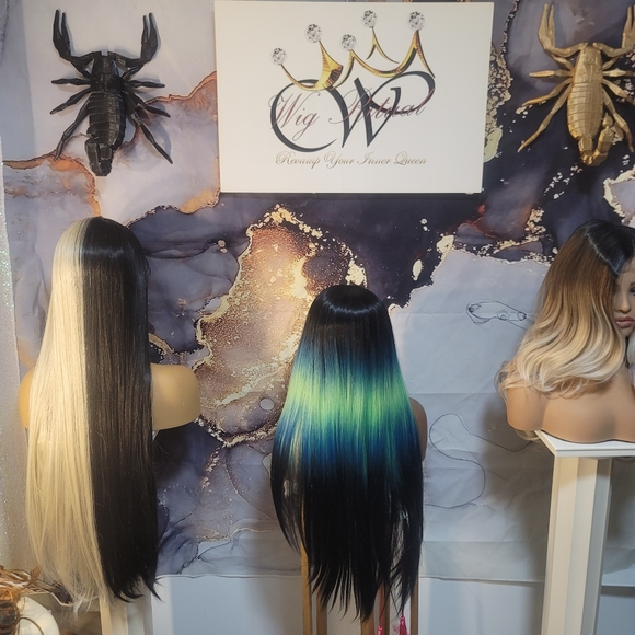 22" green shock lace front - Picture 5 of 6